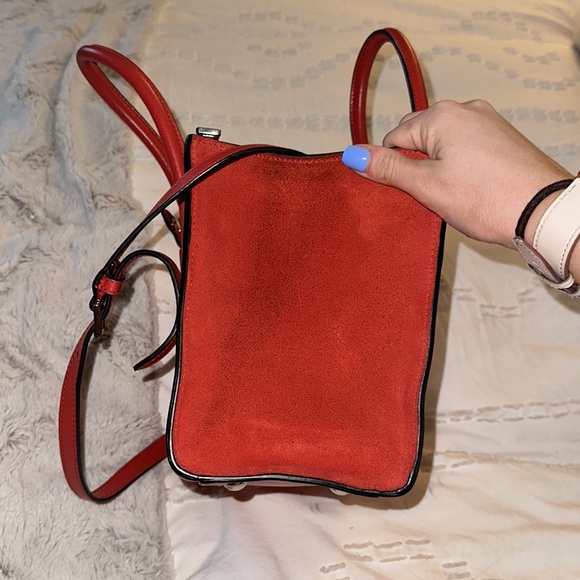 Authentic Prada glacé calf twin pocket double handle crossbody purse - Picture 6 of 11